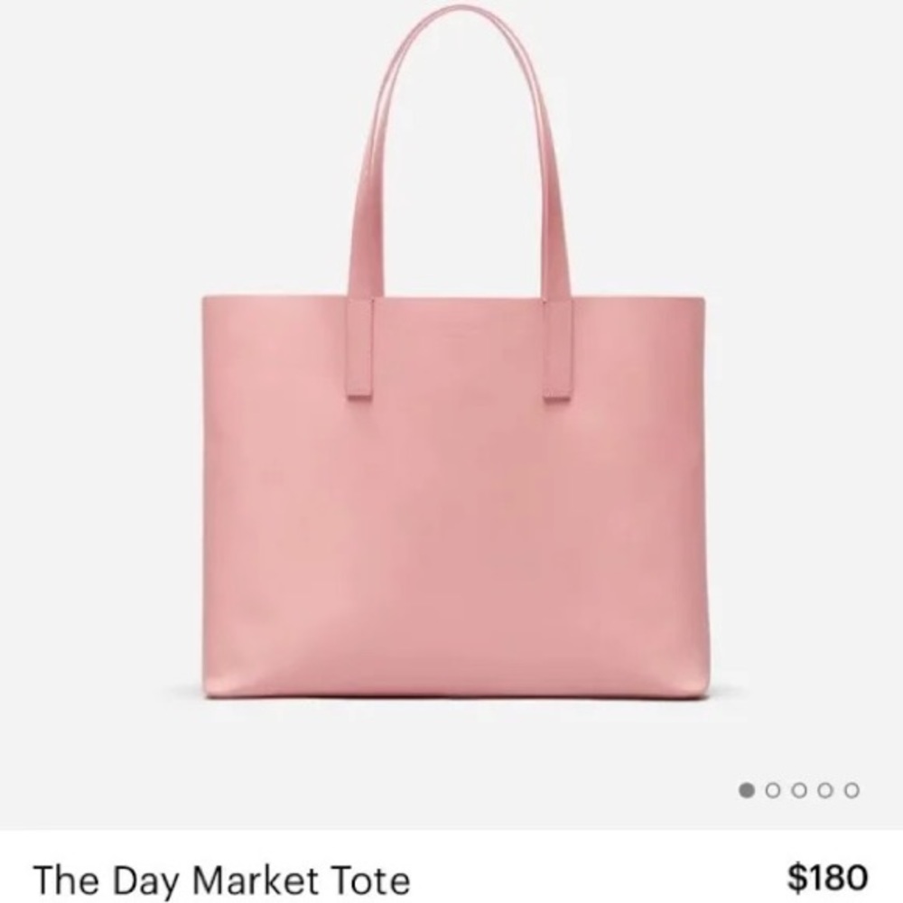 Everlane The Day Market Tote Bag Purse Blush.